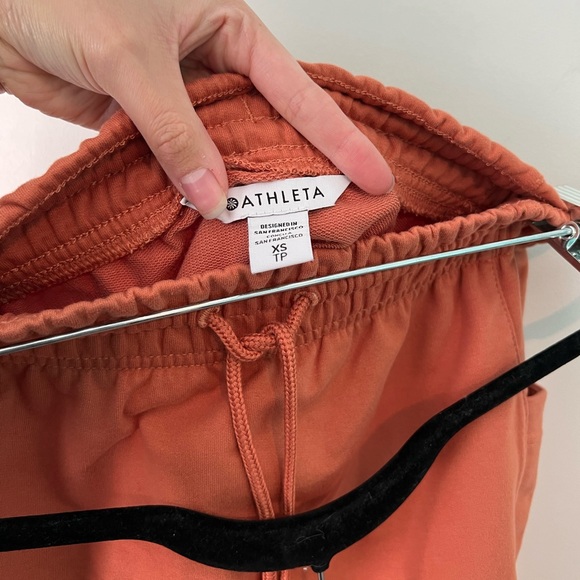 💌 Athleta Retroterry Skirt Drawstring in Sunbaked Clay size XS - Picture 5 of 6